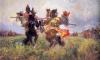 Авилов М.И. Поединок Пересвета с Челубеем. 1943.  ГРМ